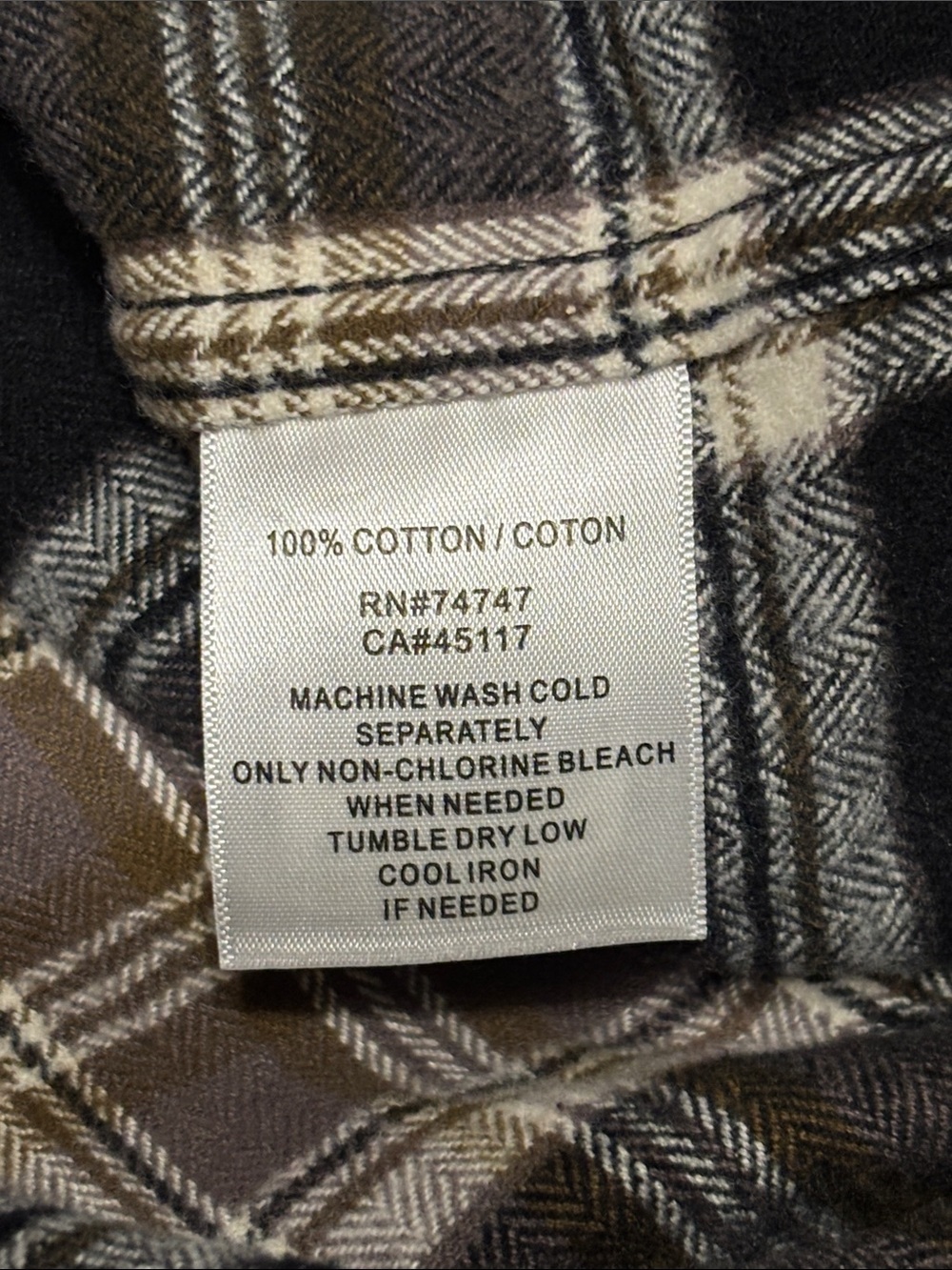 RedHead Black and Brown Plaid flannel Casual Button-Down Shirt - Picture 3 of 4